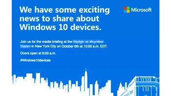 Microsoft promite lansări importante pe 6 octombrie