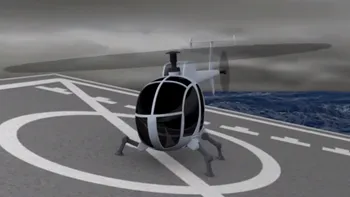 Elicopterele vor ateriza pe orice suprafață cu aceste picioare robotice