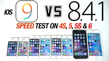 Test comparativ de viteză - iOS 8.4.1 vs iOS 9