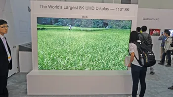 BOE anunţă cele mai mari televizoare 8K din lume