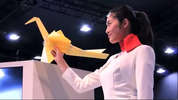 Japonezii au creat o dronă origami mai ușoară decât un smartwatch