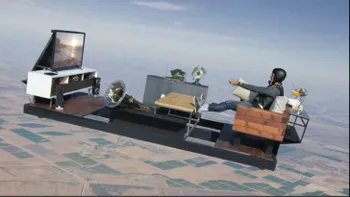 Nvidia îți arată că te poți juca jocuri pe consolă și atunci când faci skydiving