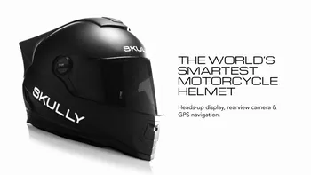 Skully AR-1 este cea mai inteligentă cască pentru motocicliști