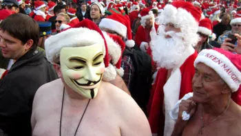 Anonymous ironizează Crăciunul, schimbând versurile unui colind cunoscut