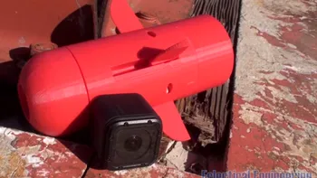 Cum ar fi să tragi cu tunul o cameră GoPro Hero