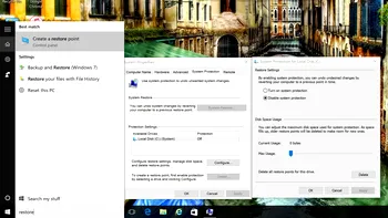 Cum repari probleme de sistem și activezi System Restore în Windows 10