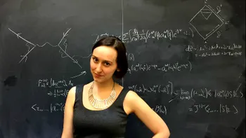 Această tânără ar putea fi versiunea feminină a lui Albert Einstein