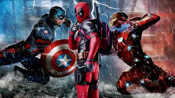 Captain America și Iron Man se 