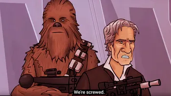 Acest video îți prezintă o altă variantă de final pentru Star Wars
