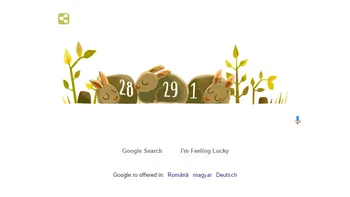 Google sărbătorește anul bisect cu un logo special
