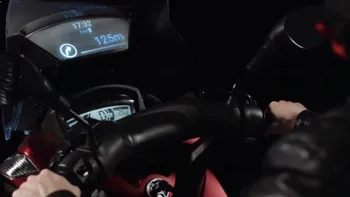 Samsung dezvăluie un parbriz de motocicletă, desprins parcă din filmele science fiction