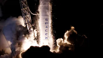 SpaceX a reușit să aterizeze o rachetă pe o platformă plutitoare
