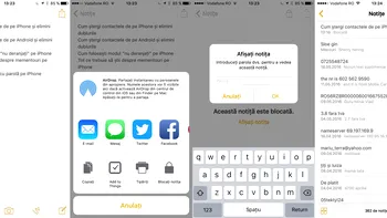 Cum pui parolă la notițele făcute pe iPhone