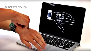 SkinTrack este smartwatch-ul care îți transformă mâna într-un ecran tactil