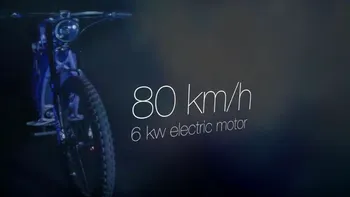 Această motocicletă electrică cântărește puțin peste 30 de kilograme și a fost printată 3D