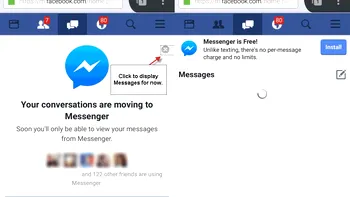 Facebook vă obligă din nou să instalați Messenger și nu e opțional