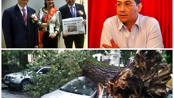 Revista presei: Verdict în cazul plagiatului lui Ponta; apa plată românească, lux în China; inundație în București