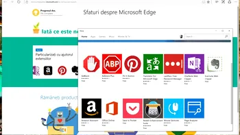 Microsoft Edge suportă extensii: cum le instalezi