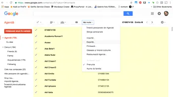 Cum transferi contactele dintr-un cont de Google în altul