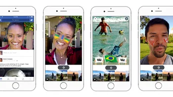 Facebook introduce filtre active pentru filmări și fotografii