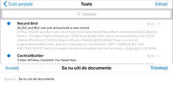Cum scrii un email și accesezi altele mai vechi între timp pe iPhone