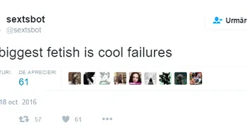 Acest robot Twitter publică cele mai ciudate mesaje cu tentă sexuală