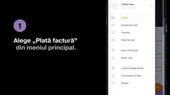 Orange Money este serviciul care te lasă să transferi bani și să plătești facturi cu telefonul