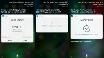 Siri te lasă să trimiți bani prietenilor printr-o simplă comandă vocală