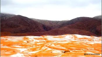 A nins în deșertul Sahara, pentru prima dată în 37 de ani