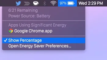 Cu macOS 10.12.2, Apple renunță la estimările de autonomie