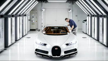 Cum arată fabrica Bugatti unde se construiesc mașini de milioane de euro
