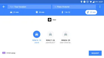 De acum, poți chema un Uber direct din Google Maps și în România