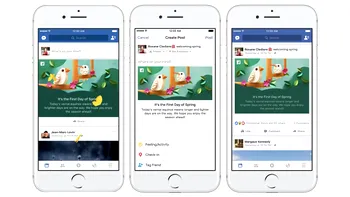 Facebook lansează mesajele de întâmpinare sezoniere