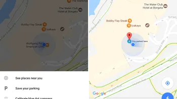 Google Maps îți poate spune unde ți-ai parcat mașina