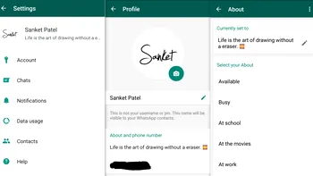 WhatsApp readuce în actualitate statusurile în format text