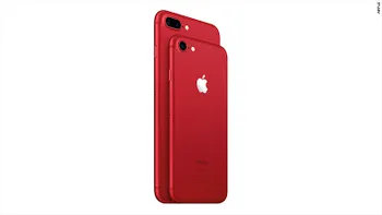 Apple lansează un iPhone 7 de culoare roșie