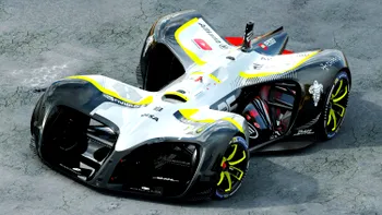 Mașina autonomă pentru curse fără pilot este inspirată de filmele cu supereroi [VIDEO]