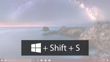 Cum faci o captură de ecran în Windows 10 a unei zone fără programe suplimentare