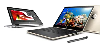 Noile HP Pavilion X360 sunt mai rapide și suportă interacțiunea cu stylus