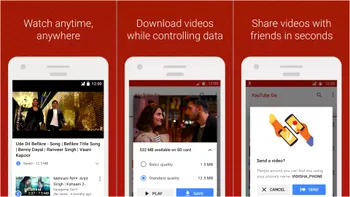 Aplicația YouTube Go Beta facilitează descărcarea și vizionarea offline