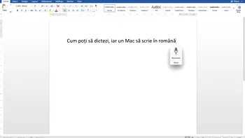 Cum activezi dictarea pe Mac în română ca să nu mai scrii la tastatură