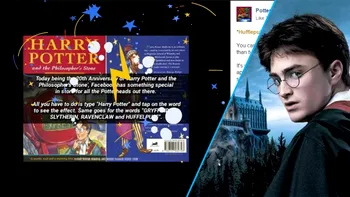 Facebook îți permite să te bucuri de magia Harry Potter pe profilul tău