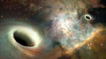 Două găuri negre supermasive, descoperite de astronomi