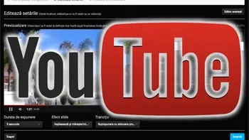 Cum urci fotografii pe YouTube și creezi un slideshow direct pe site