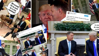 Cele mai bune meme cu întâlnirea dintre Klaus Iohannis și Donald Trump