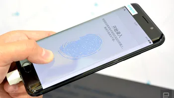 A apărut primul prototip de smartphone care are senzorul de amprente pe ecran
