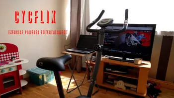 Cycflix te obligă să faci exerciții fizice când te uiți la Netflix