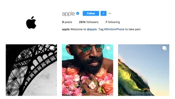 Apple intră pe Instagram, dar contul nu vine cu ce te așteptai
