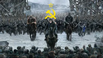 Super soldații lui Stalin: cum a încrucișat presa oameni cu maimuțe