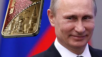 Cel mai scump iPhone X din lume va fi unul din aur închinat lui Putin